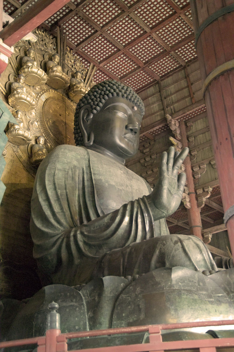 Daibutsu in Nara side view